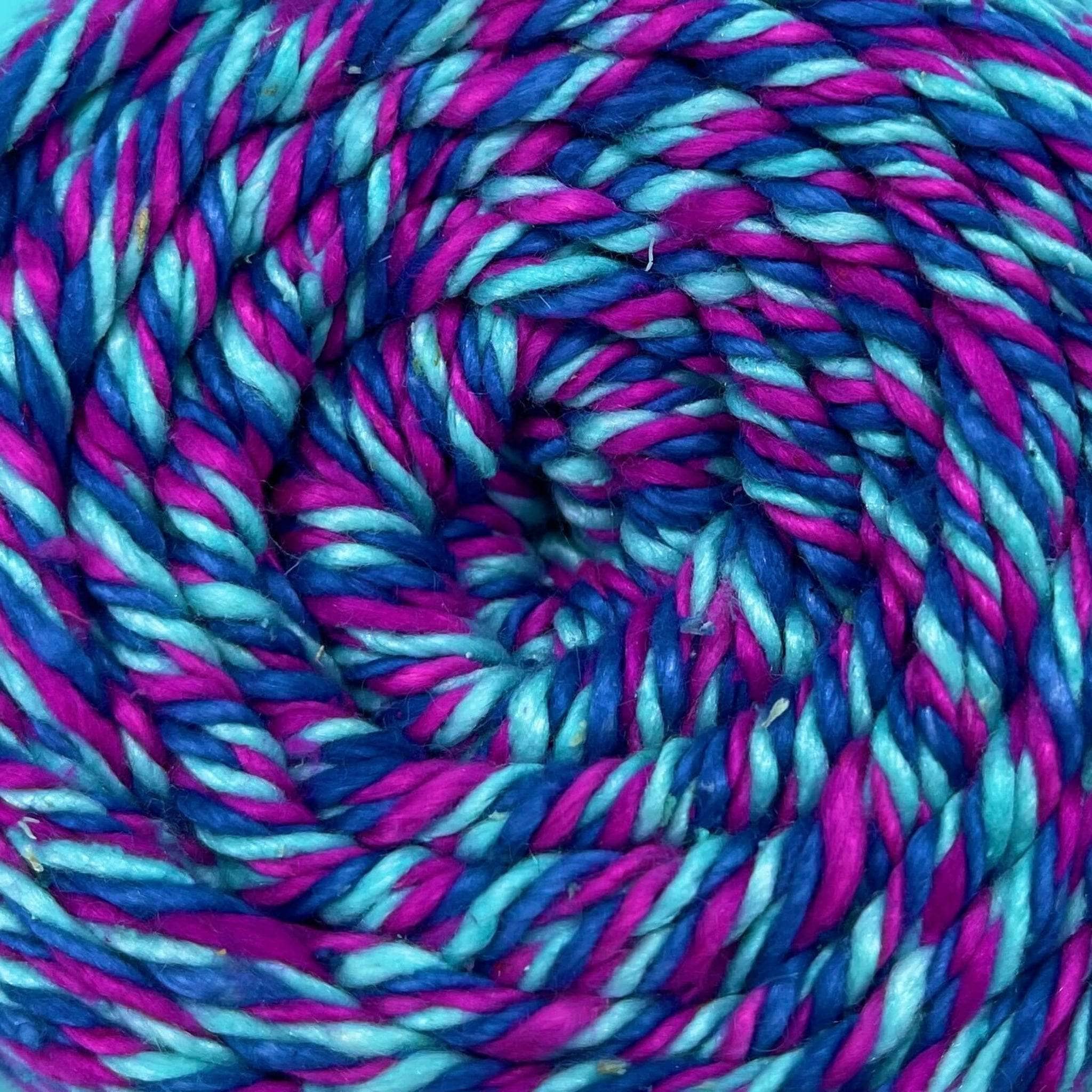 Darn Good Yarn Triple Twist DK Weight Recycled Silk Yarn — detail shot 9