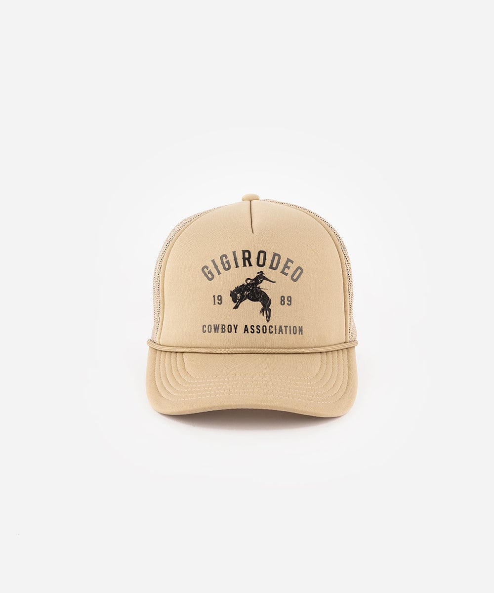 GIGI PIP Gigi Rodeo Trucker Hat — flat-lay composition