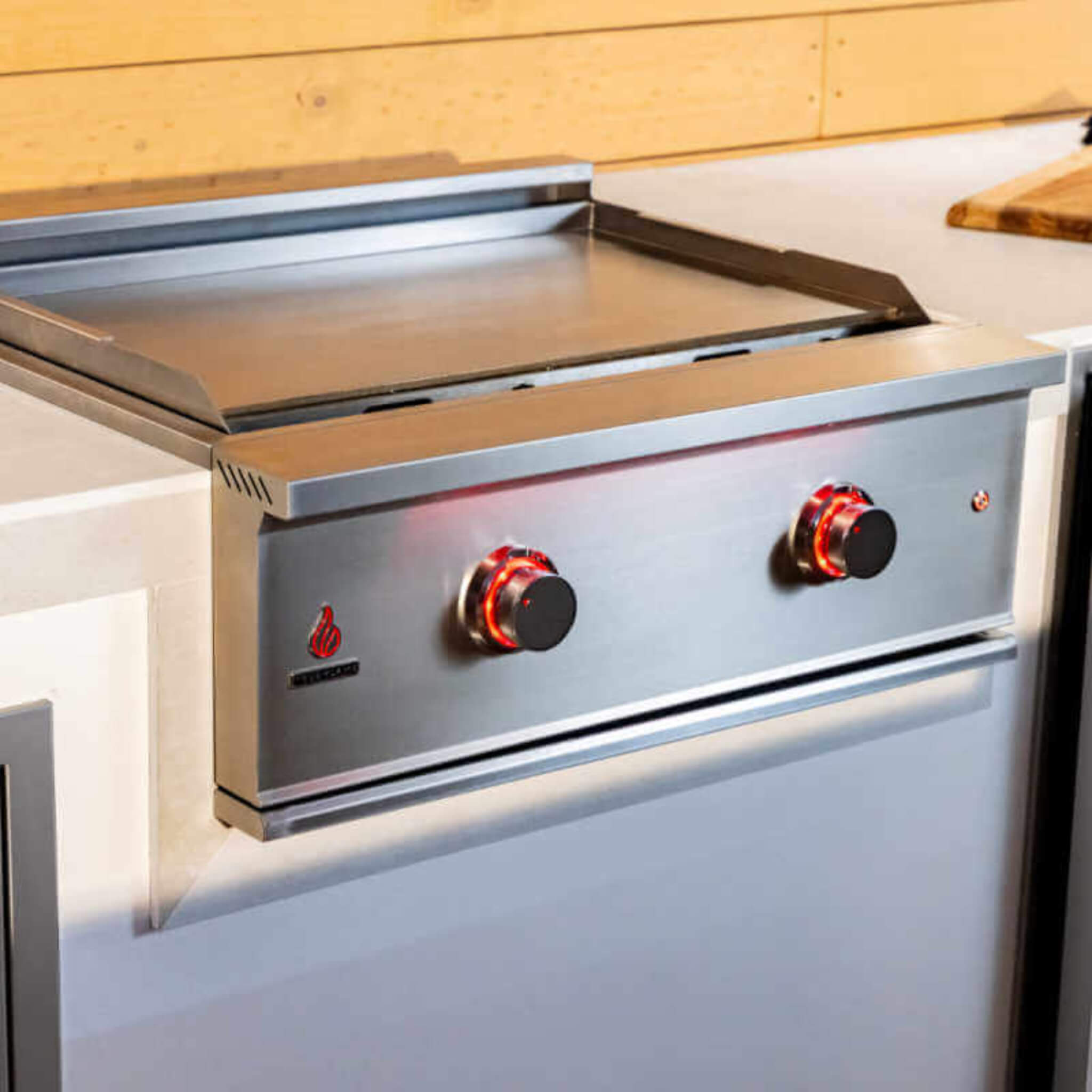 TrueFlame 30" Premium Built-In Stainless Gas Griddle Grill [TFG30] (SAK85362) – SAKSBY WHOLESALE, view 9