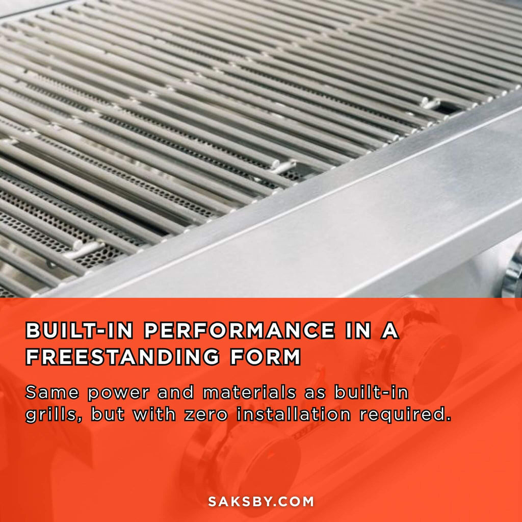 TrueFlame E-Series Stainless Steel Gas Freestanding Grill With Cart [TFE25/32] (SAK96473) – SAKSBY WHOLESALE, view 6