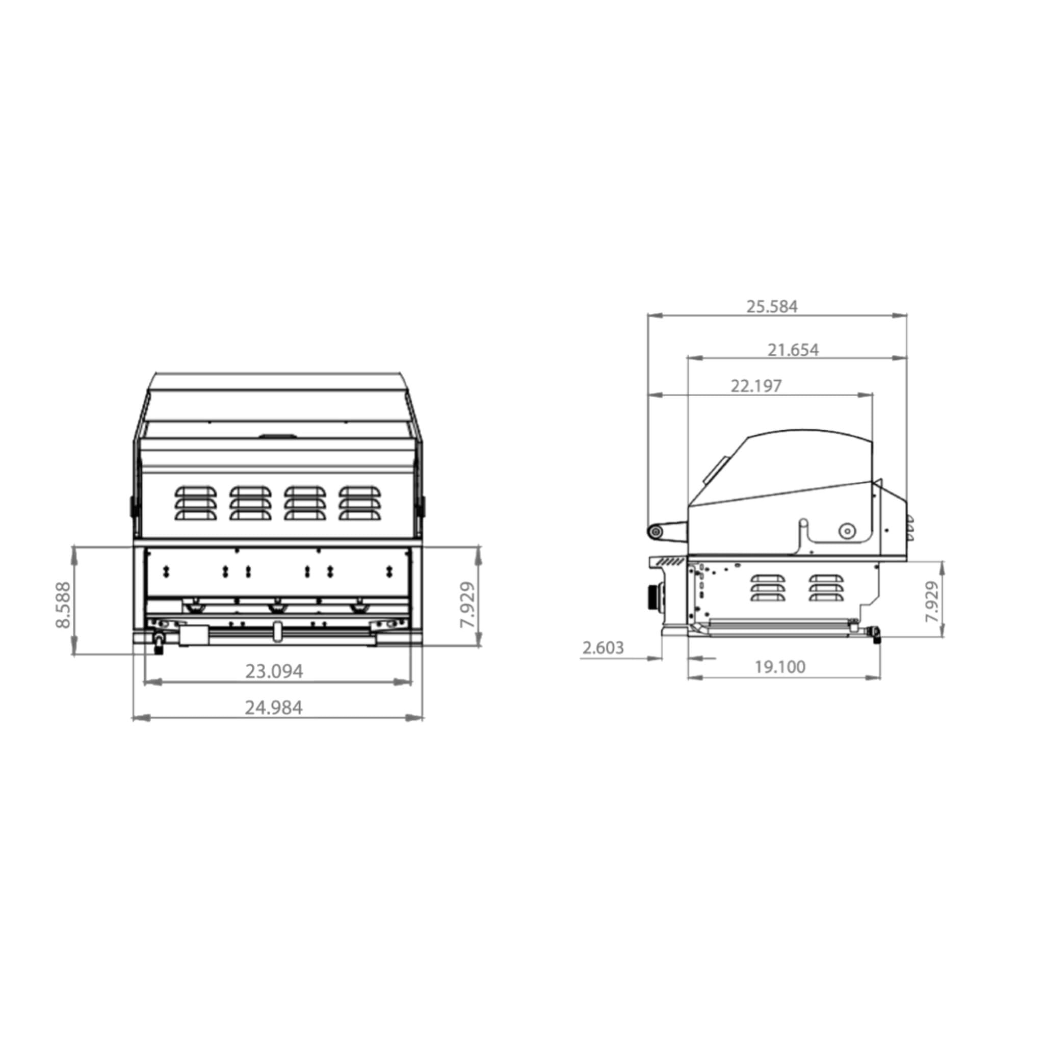 TrueFlame E-Series Stainless Steel Gas Freestanding Grill With Cart [TFE25/32] (SAK96473) – SAKSBY WHOLESALE, view 10