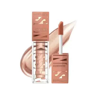Maybelline Sunkisser Liquid Highlighter: Natural Glow Makeup, Shimmer Illuminator, Easy Blend - Kiss of Shimmer