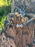 Wild Junkie Turquoise Butterfly Concho Chain Necklace — main product shot