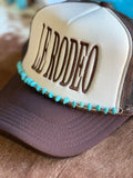 Wild Junkie Turquoise Chips Trucker Hat Chain — main product shot