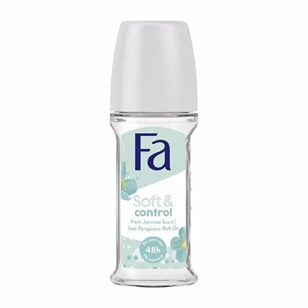 FA Deo Roll On Soft Control Jasmine - Gentle Deodorant Roll-On for All-Day Freshness
