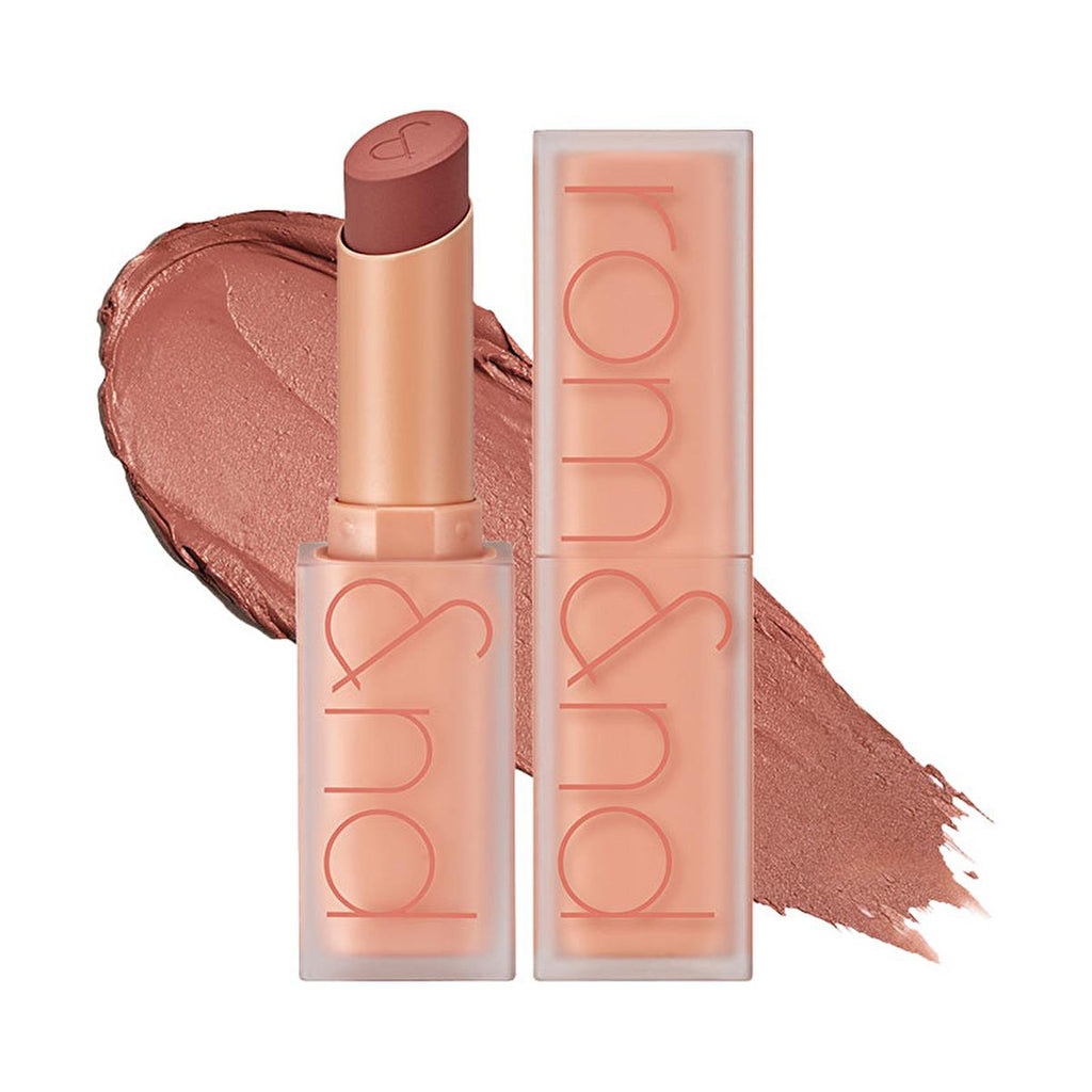 rom&nd Zero Matte Lipstick - Smoked Beige, Long-Lasting Matte Finish Lip Color