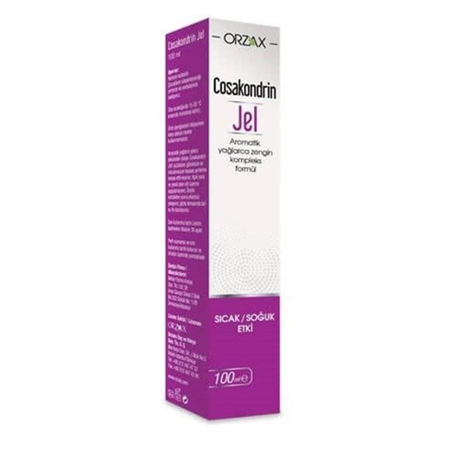 Orzax Cosakondrin Massage Gel 100 Ml with Glucosamine and Arnica