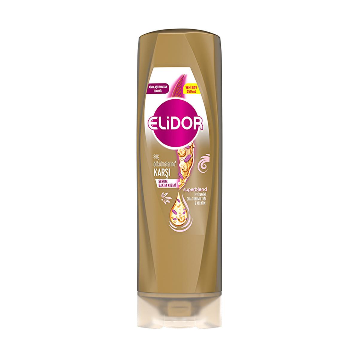Elidor Hair Loss Conditioner: E Vitamin, Chia Seed Oil & Keratin - Hair Breakage Treatment, Strengthening Hair Conditioner, Hair Repair, Split Ends - 11.83 fl oz