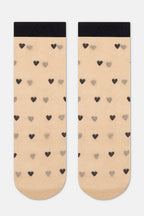 TheRanok.com Shimmering Socks Conte Fantasy - "Hearts" Designs — color detail