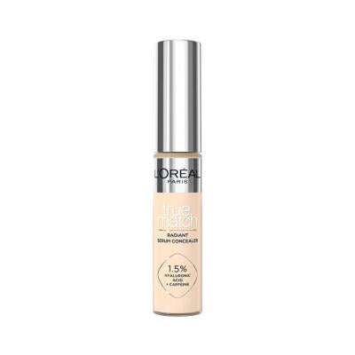 L'Oreal Paris True Match Radiant Serum Concealer: Hydrates, Evens Tone & Conceals Dark Circles - Lightweight Radiant Finish, 1.5N Light Medium