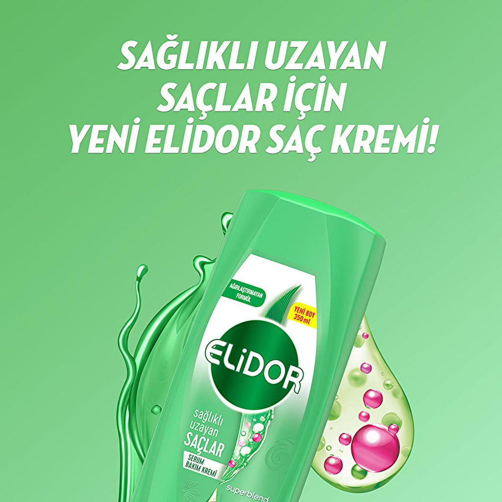 Elidor Healthy Hair Growth Conditioner: Biotin, Argan Oil & Keratin, Strengthens Hair & Reduces Breakage (11.83 fl oz)