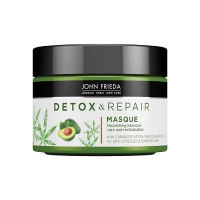 John Frieda Detox and Repair Masque 250ml - Nourishing Hair Care Mask for Dry & Damaged Hair