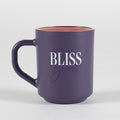 Rakle Purple Glass Mug: Stylish Decorative Coffee & Tea Cup | Unique Design, Long-Lasting