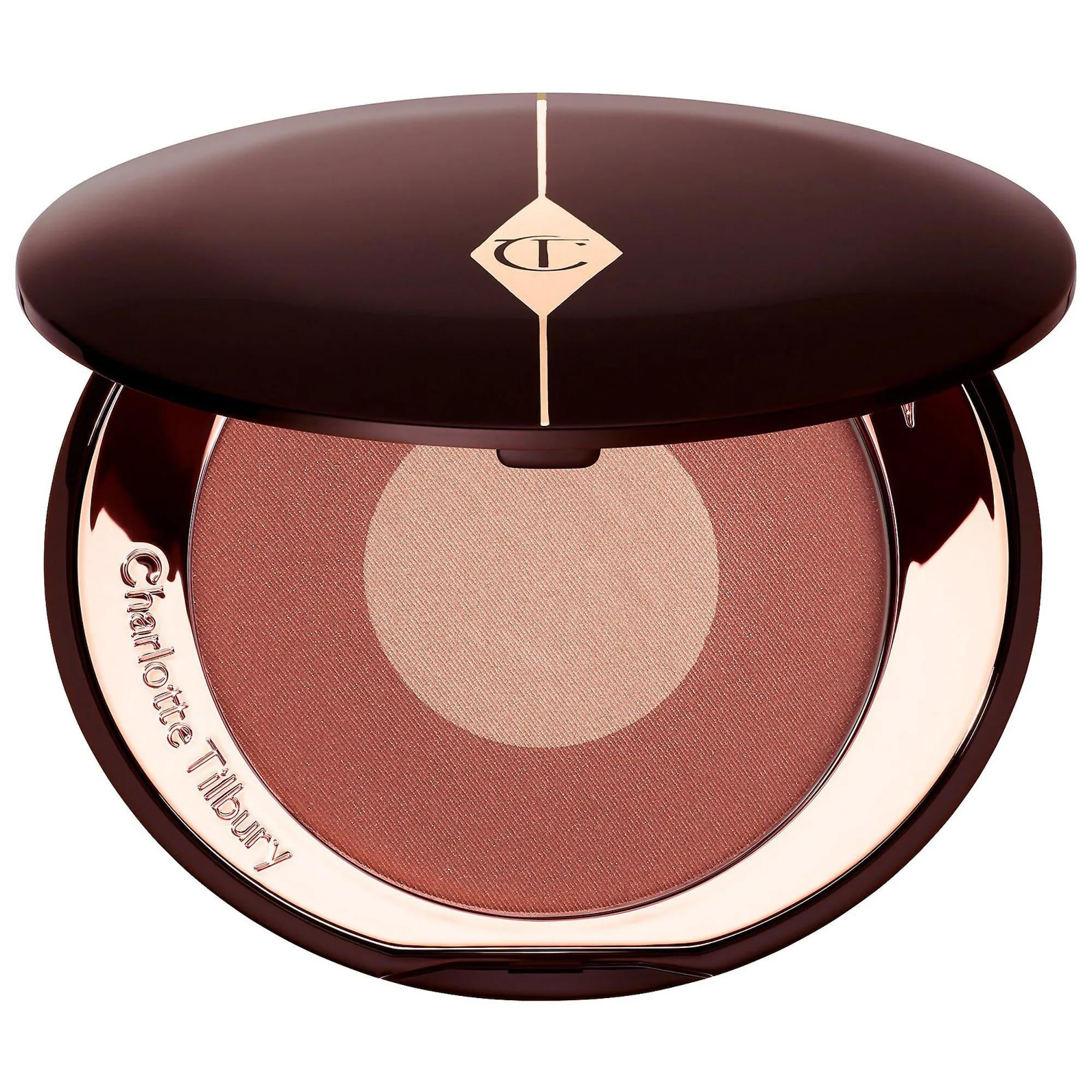 Charlotte Tilbury Cheek To Chic Blush - Buildable Powder Blush Duo for Natural-Looking Flush