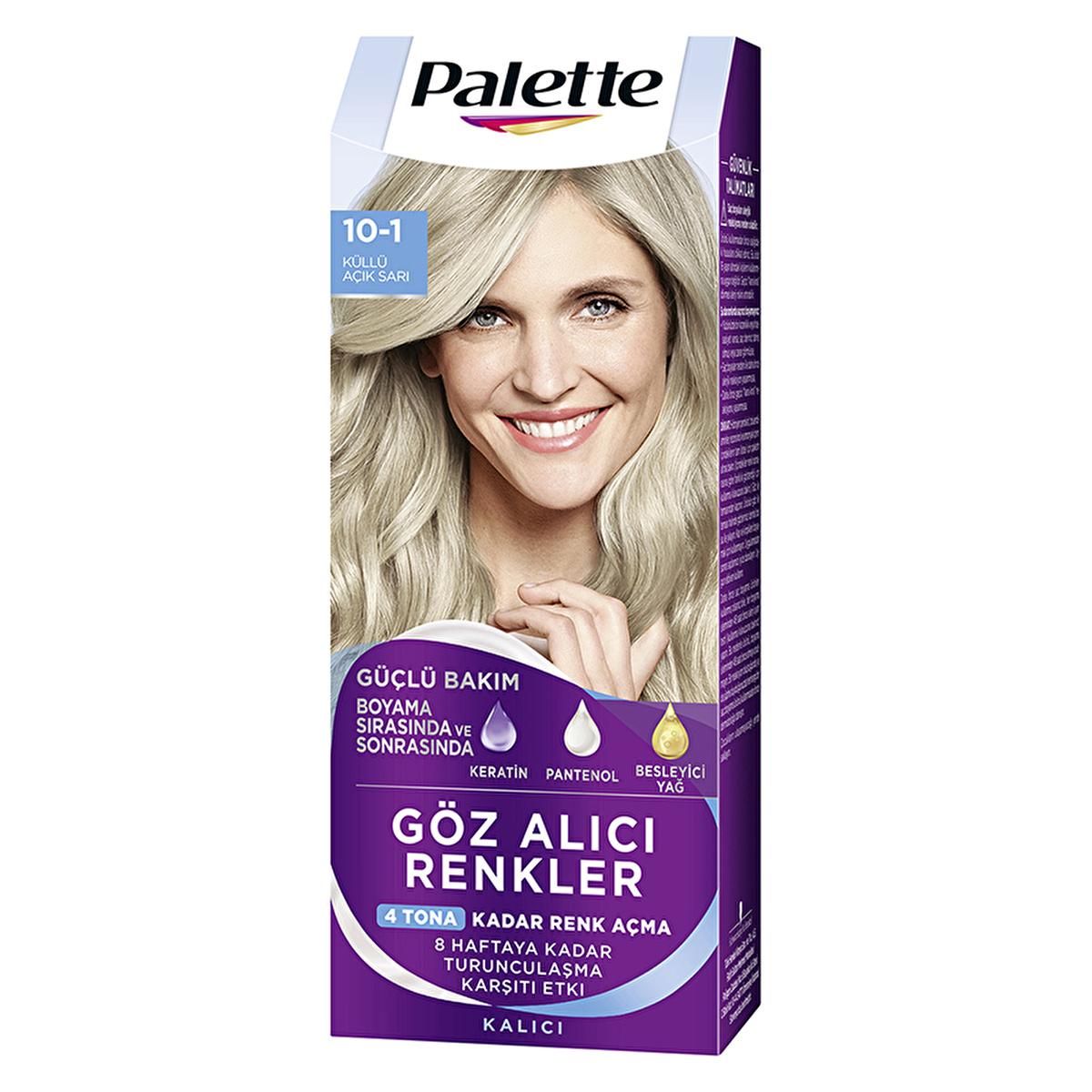 Palette Hair Color 10-1 - Light Ash Blonde with Triple Care Formula for Beauty Enthusiasts | 4.2 fl. oz.