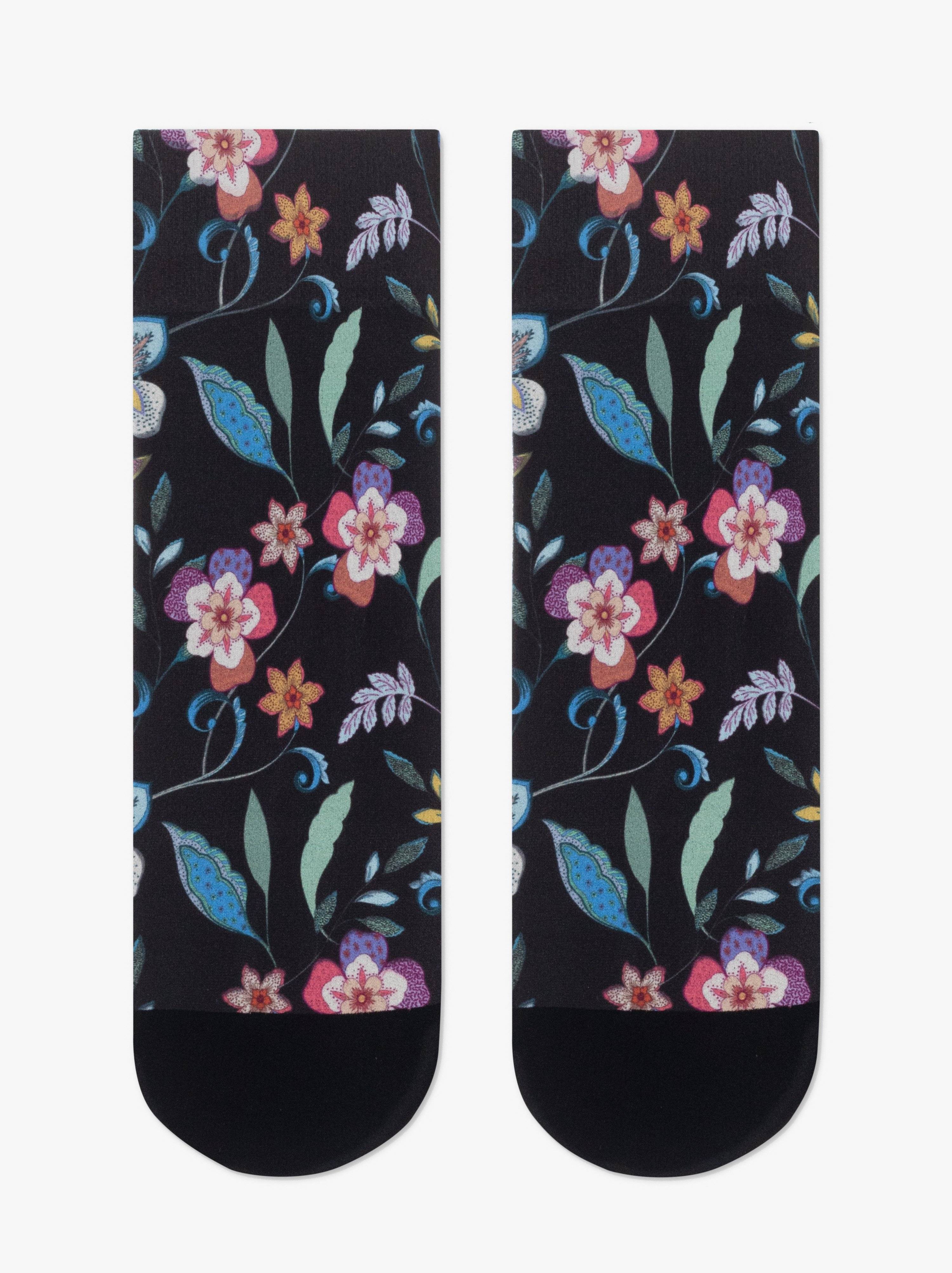 TheRanok.com Socks Conte Fantasy 905 - Flowers — back view