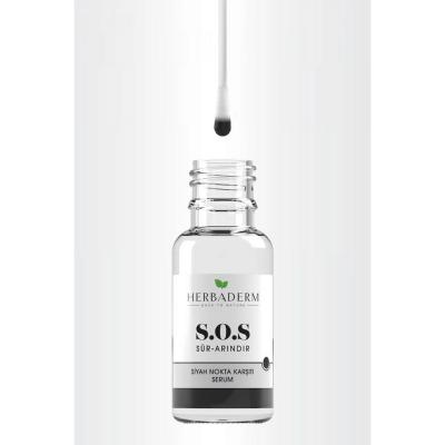 Herbaderm S.O.S Blackhead Serum 20 ml - Deep Cleansing with Activated Charcoal & Salicylic Acid