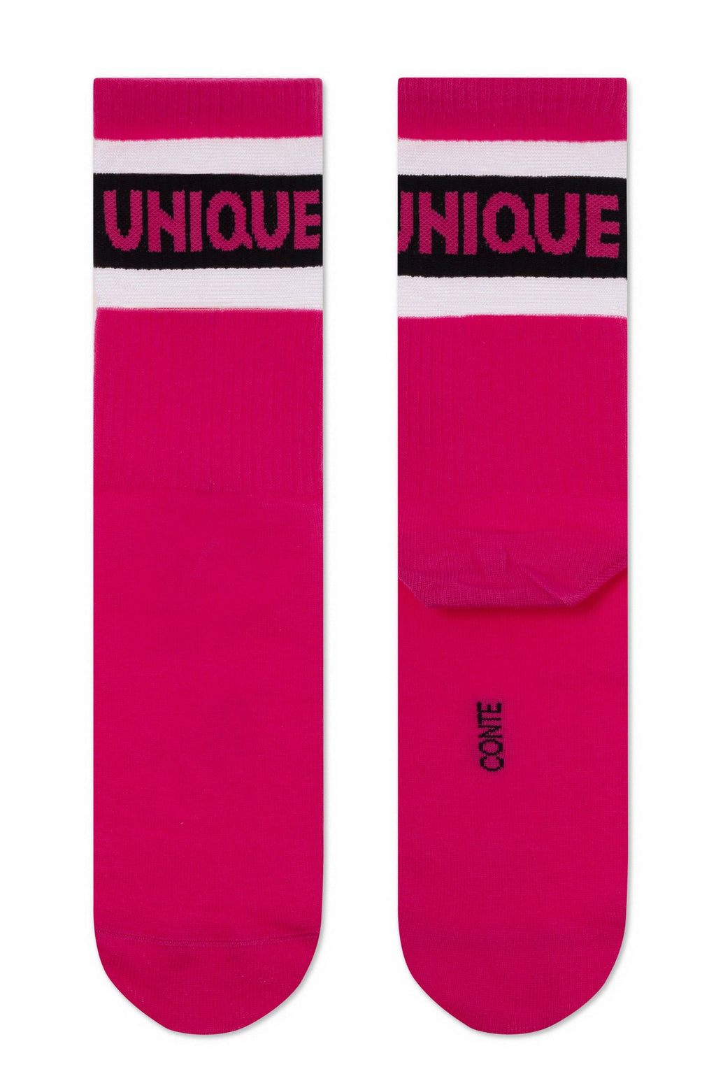 TheRanok.com Conte Cotton Long Socks Active 156 - "Unique" — side view