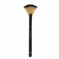 Golden Rose Makeup Fan Brush for Precise Highlighter & Bronzer Application - Cosmetic Brush