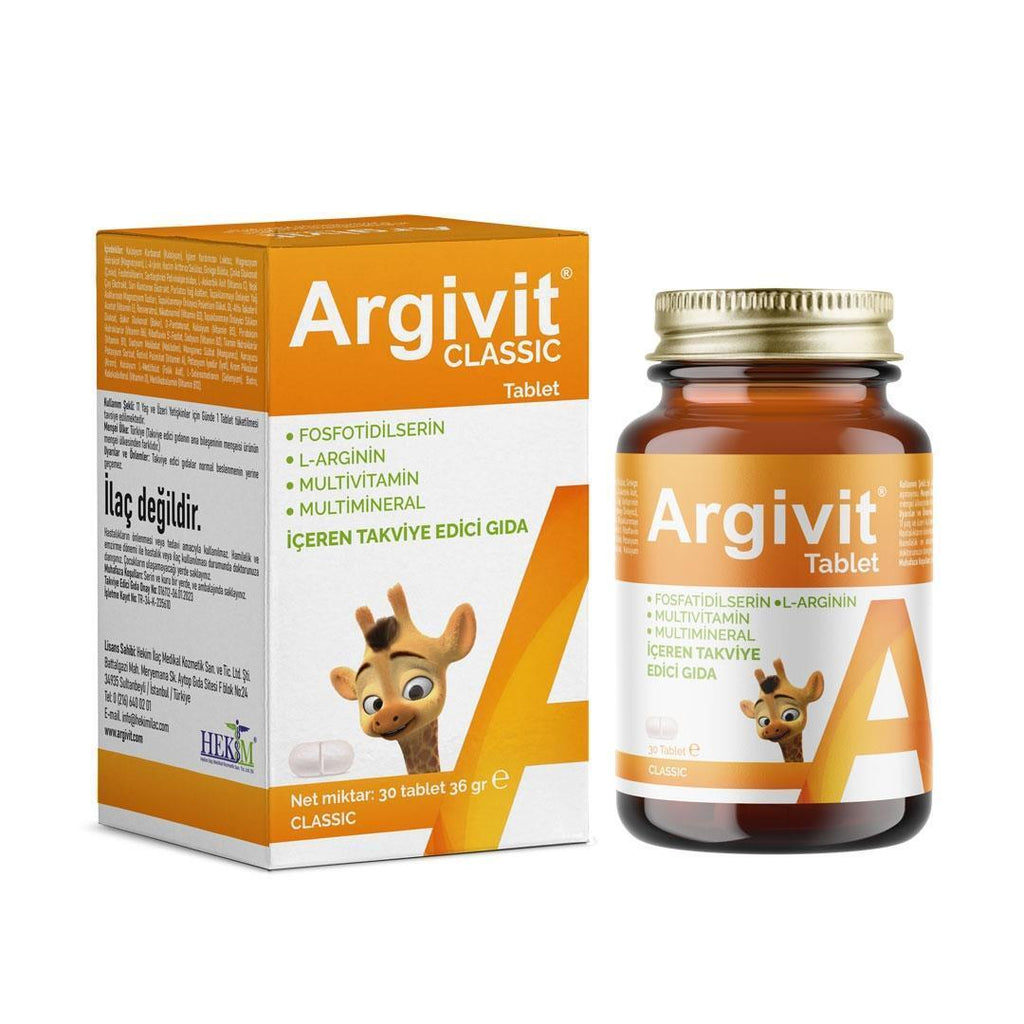 Argivit Multivitamin Supplement - 30 Tablets