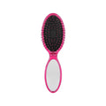 Wet Brush Pop and Go Detangler Hair Brush - Gentle Detangling, Portable Design with Mirror - Pink