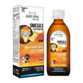 Zade Vital Miniza Omega 3 Dietary Supplement - Peanut Oil with Natural Lemon Flavor, 5.07 fl oz