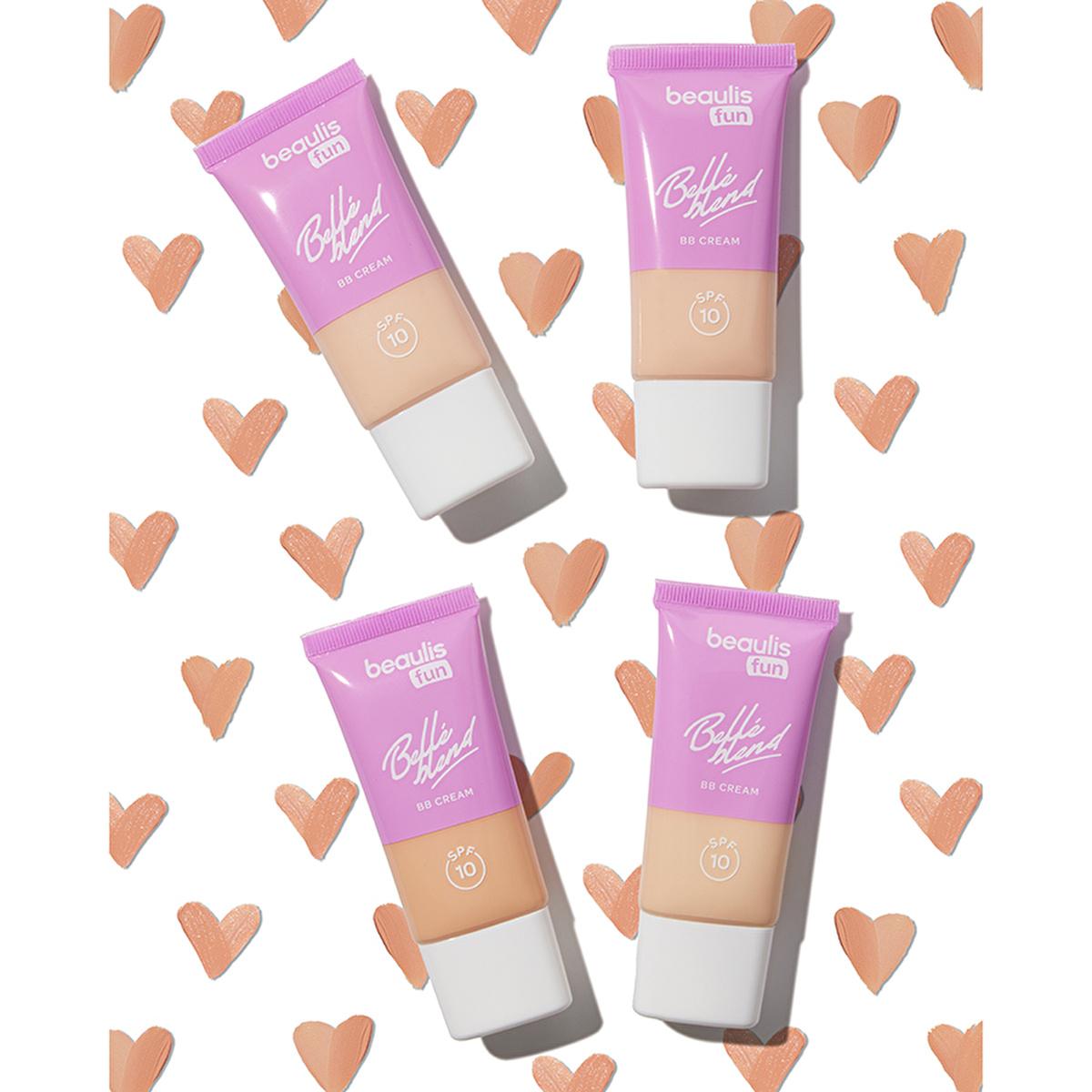 Beaulis BB Cream Natural Finish Makeup with SPF 10 Sun Protection - Lightweight Coverage, Multi-Shade