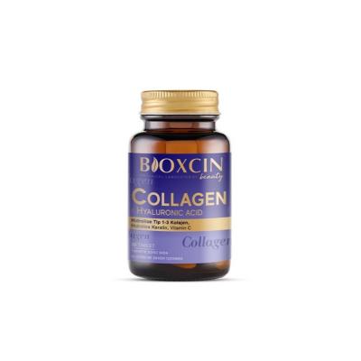 Bioxcin Beauty Collagen Supplement Tablets - Hydrolyzed Collagen, Vitamin C, Hyaluronic Acid for Skin Health and Anti-Aging