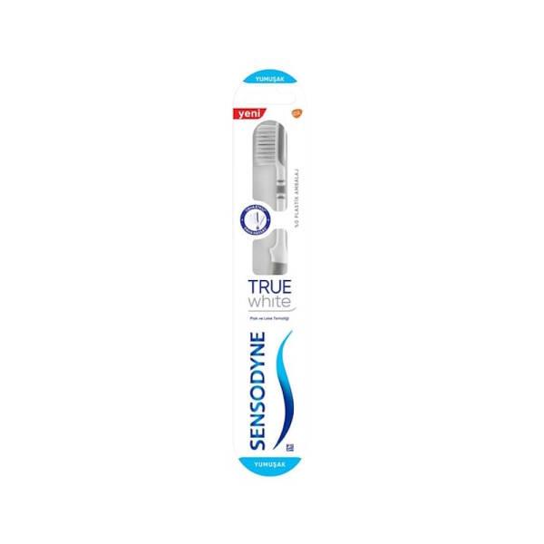 Sensodyne True White Electric Toothbrush for Sensitive Teeth - Gentle on Gums, Whitens Teeth, Soft Bristle