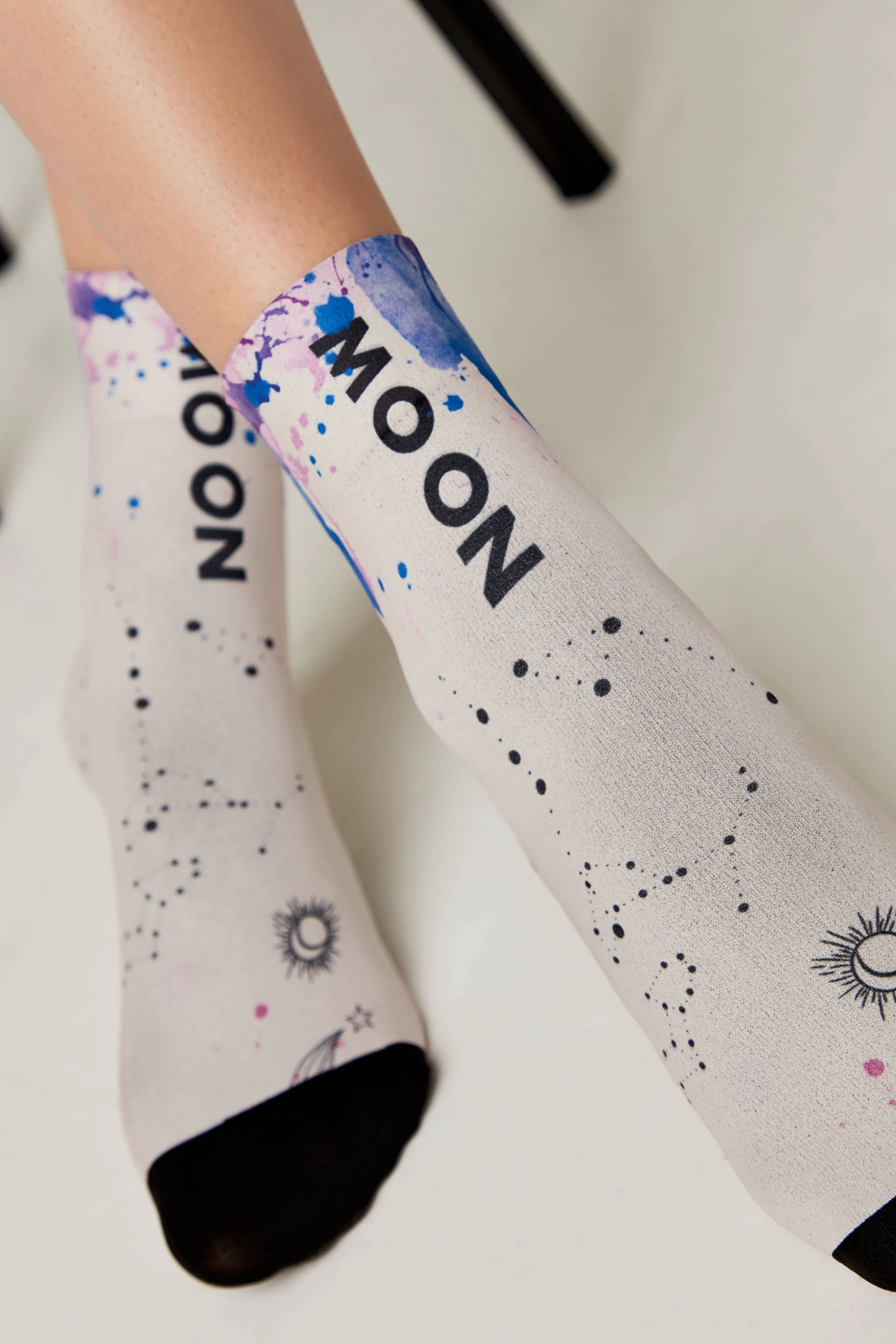 TheRanok.com Socks Conte Fantasy 908 - Moon — detail close-up