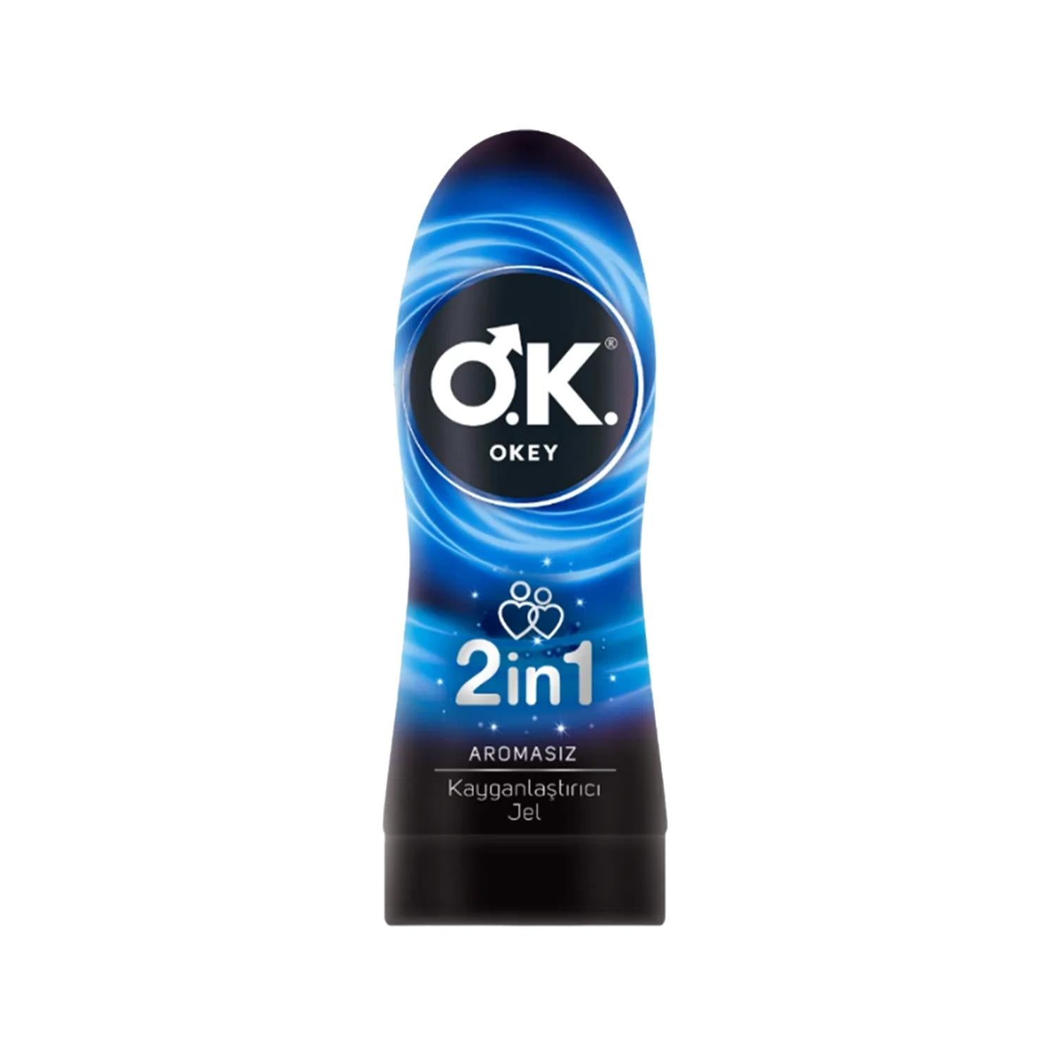 Okey Fragrance-Free 2-in-1 Massage & Lubricant Gel - 200ml, Sensitive Skin Care Solution