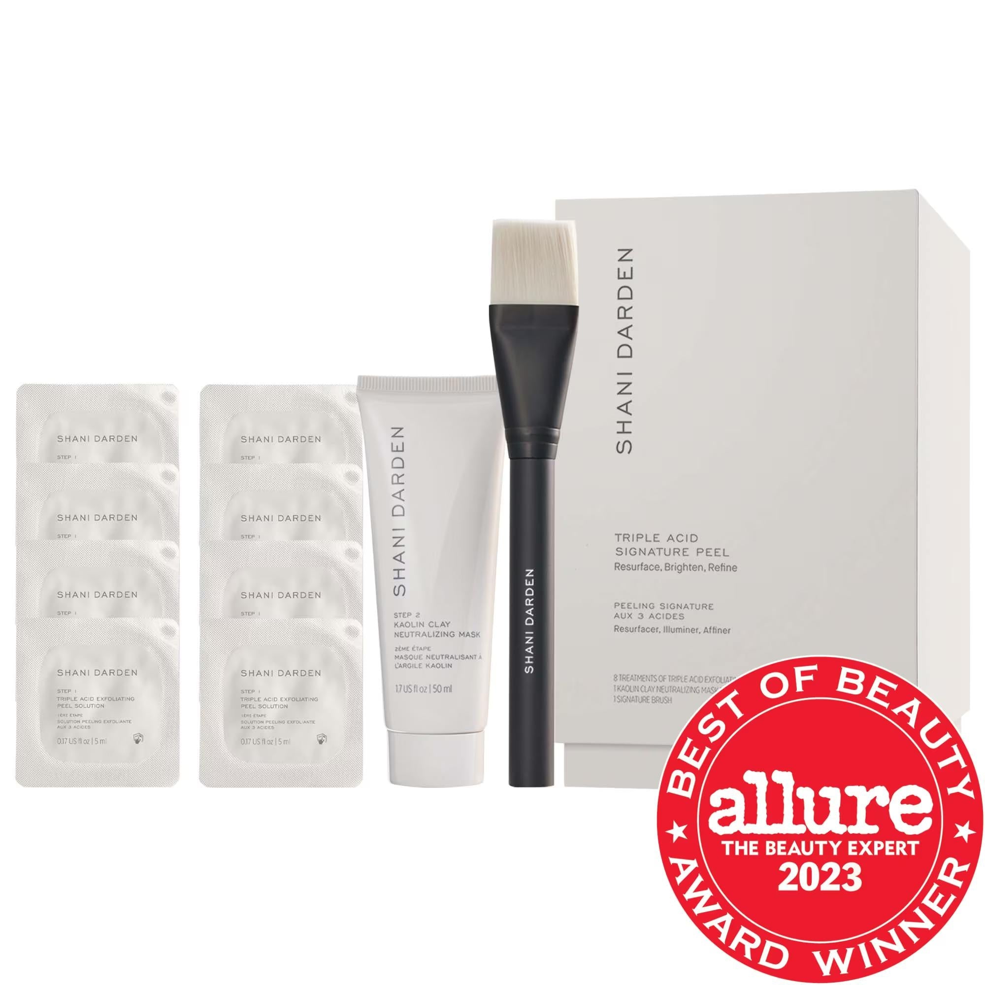 Triple Acid Signature Peel by Shani Darden - Chemical Exfoliant for Brighter Skin, Vegan & Cruelty-Free