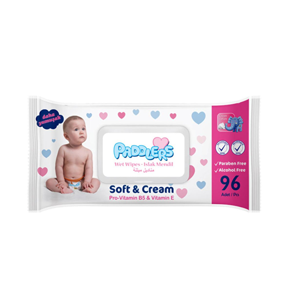 Paddlers Baby Wet Wipes - Soft, Gentle, and Convenient Hygiene Solution for Infants (96 x 12 Pack)