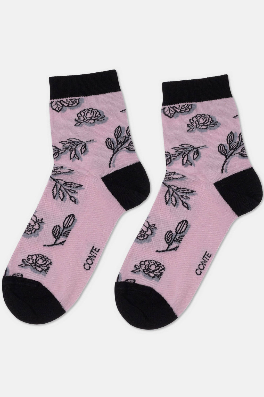 TheRanok.com Conte Cotton Socks Classic - 435 Flowers With Shadow — lifestyle context
