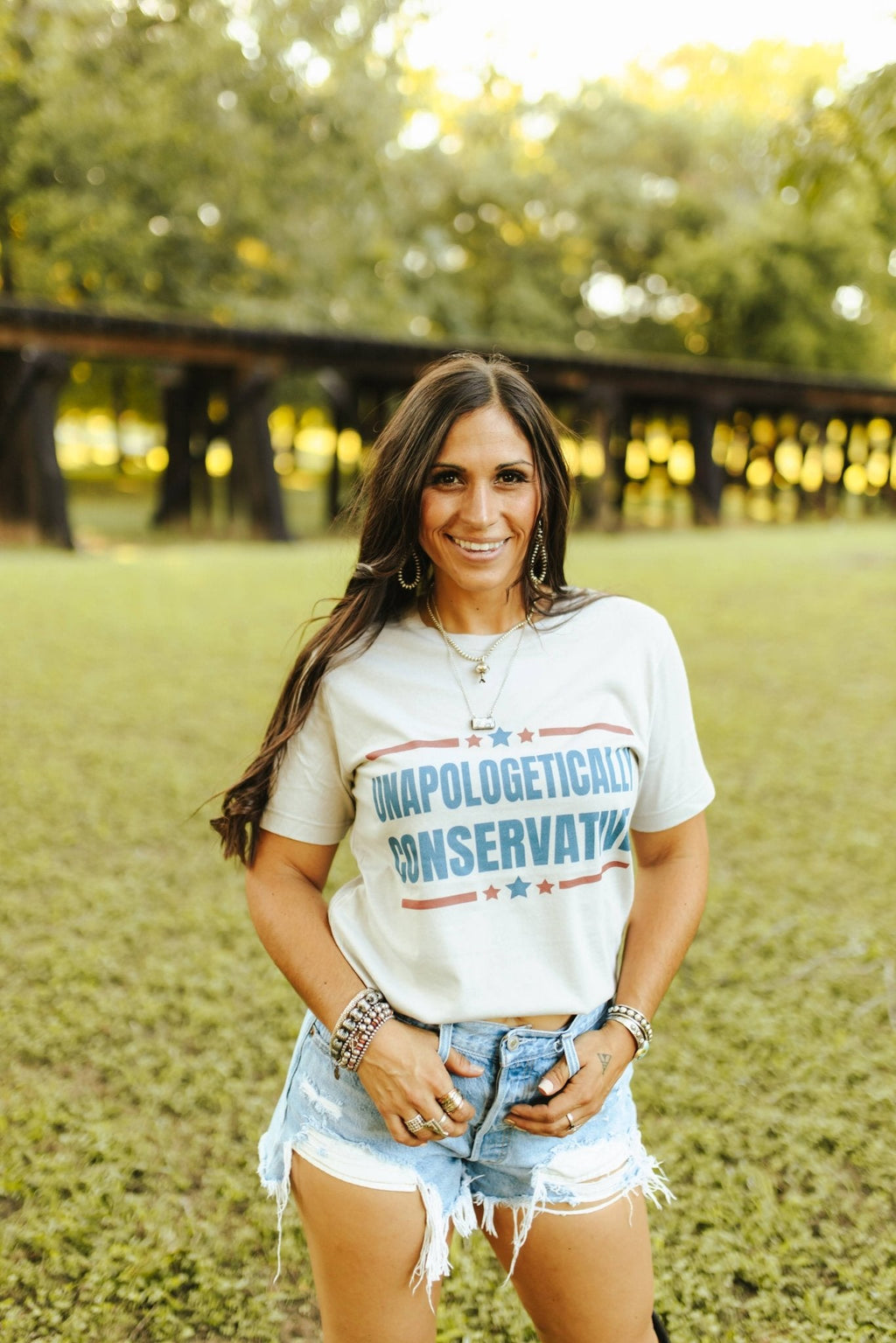 Wild Junkie Unapologetically Conservative Graphic Tee — lifestyle context