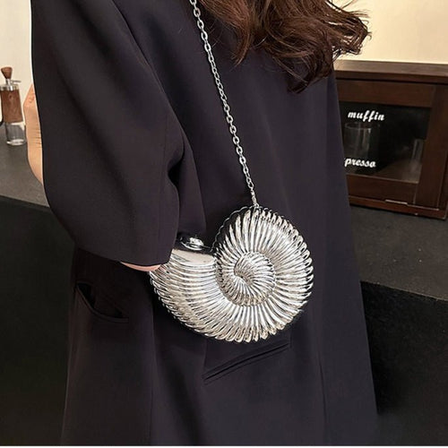 Unique Chic Conch Shell Inspired Clutch Bag (MAC311)