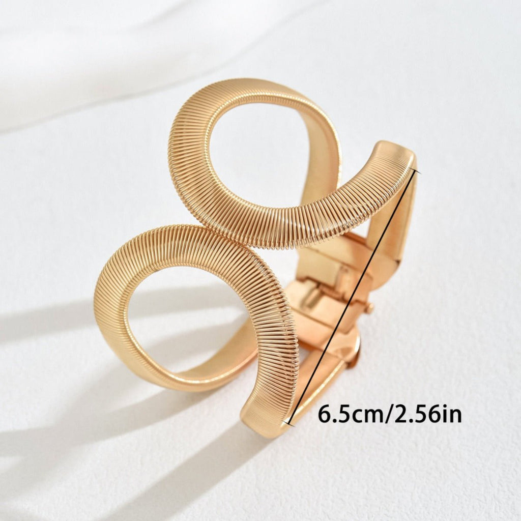 Unique Coil Spring Bangle Statement Wrist Accessory (MAC416)