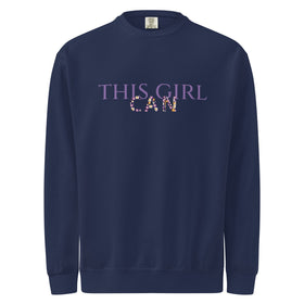 This Girl Can Unisex garment-dyed sweatshirt