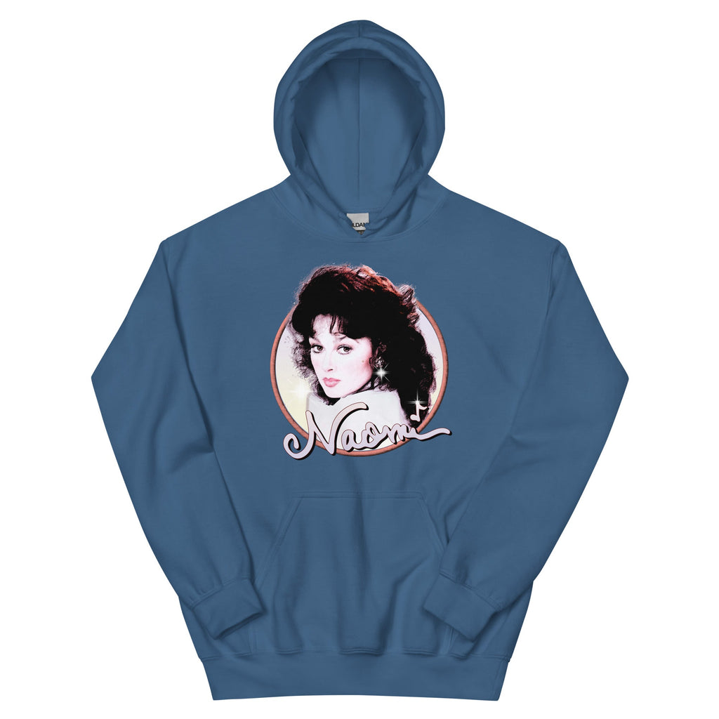 Naomi Judd Legacy Naomi Retro Glow Unisex Hoodie — detail close-up