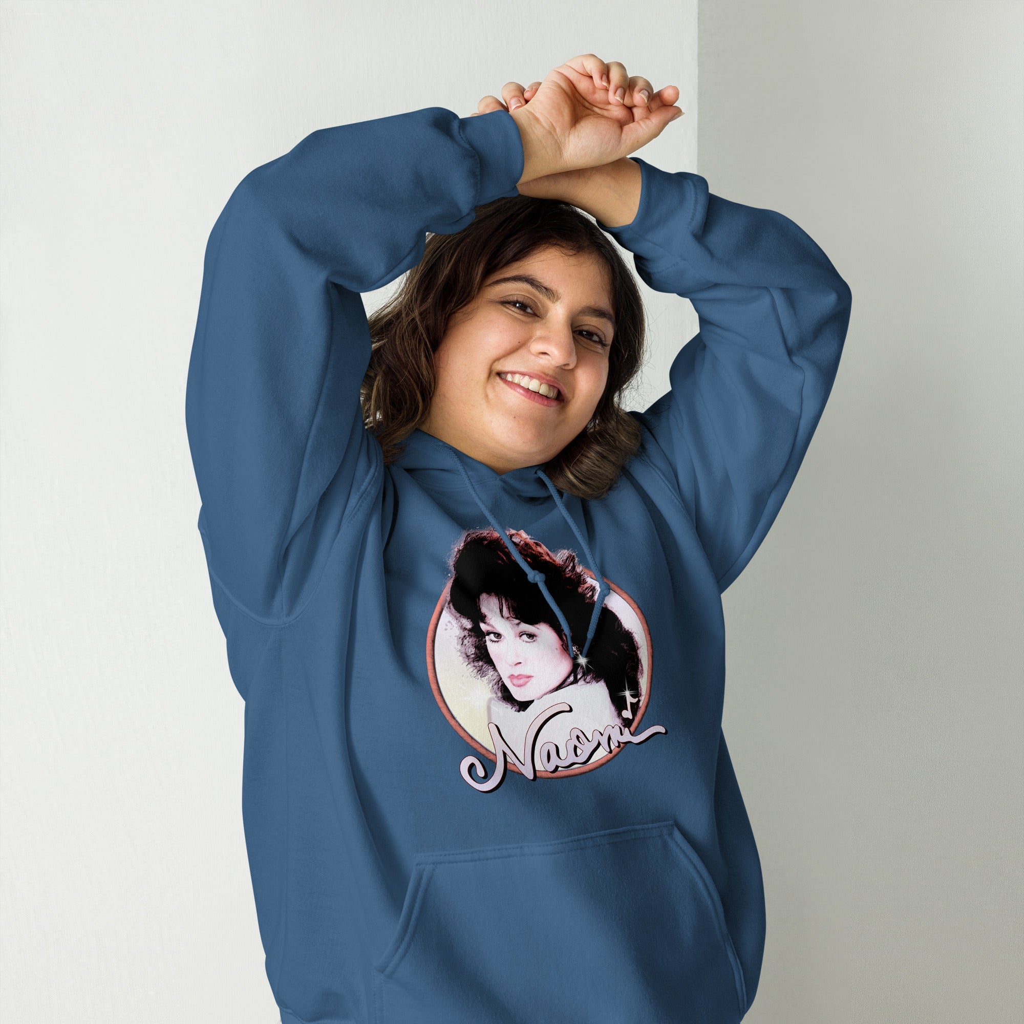 Naomi Judd Legacy Naomi Retro Glow Unisex Hoodie — lifestyle context