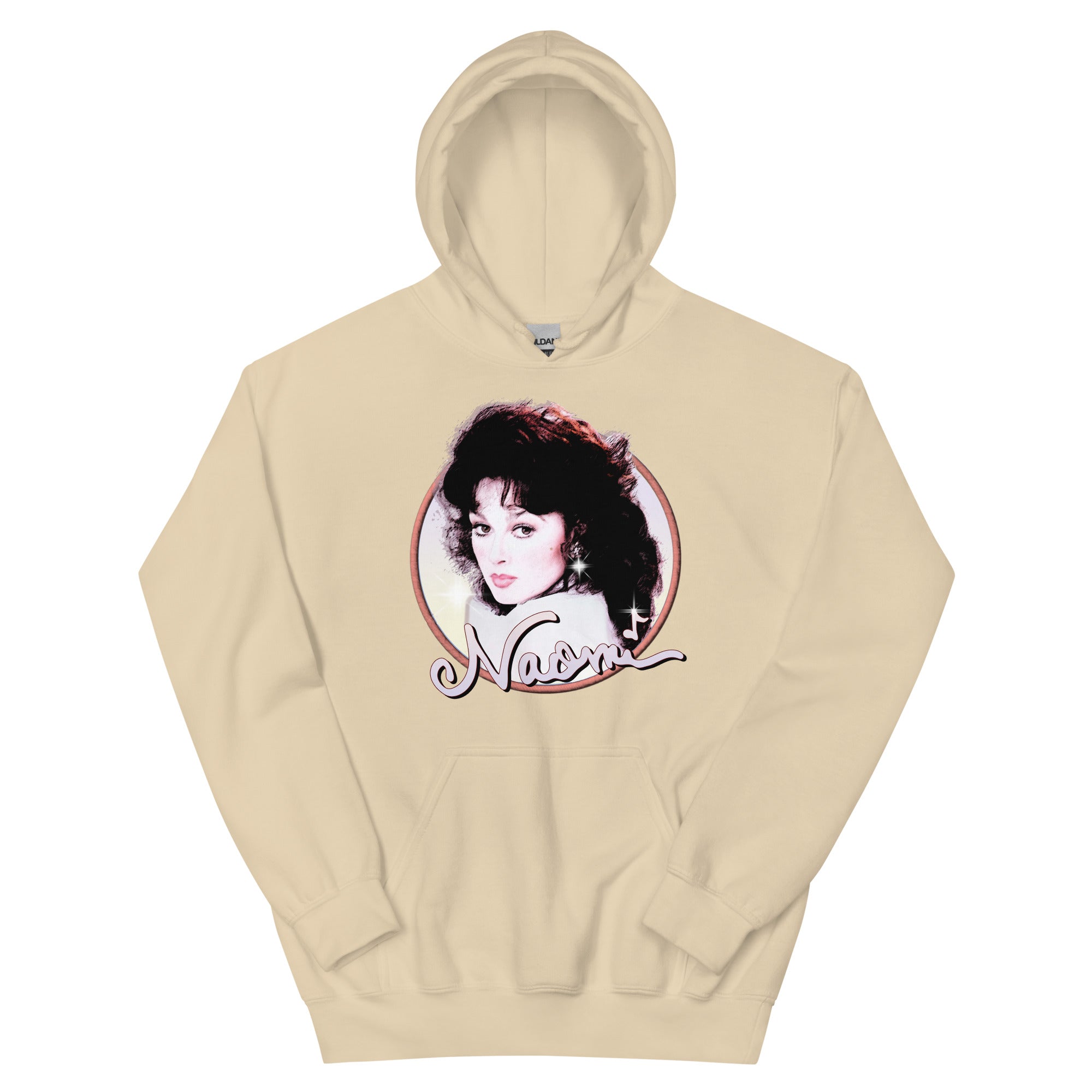 Naomi Judd Legacy Naomi Retro Glow Unisex Hoodie — color detail