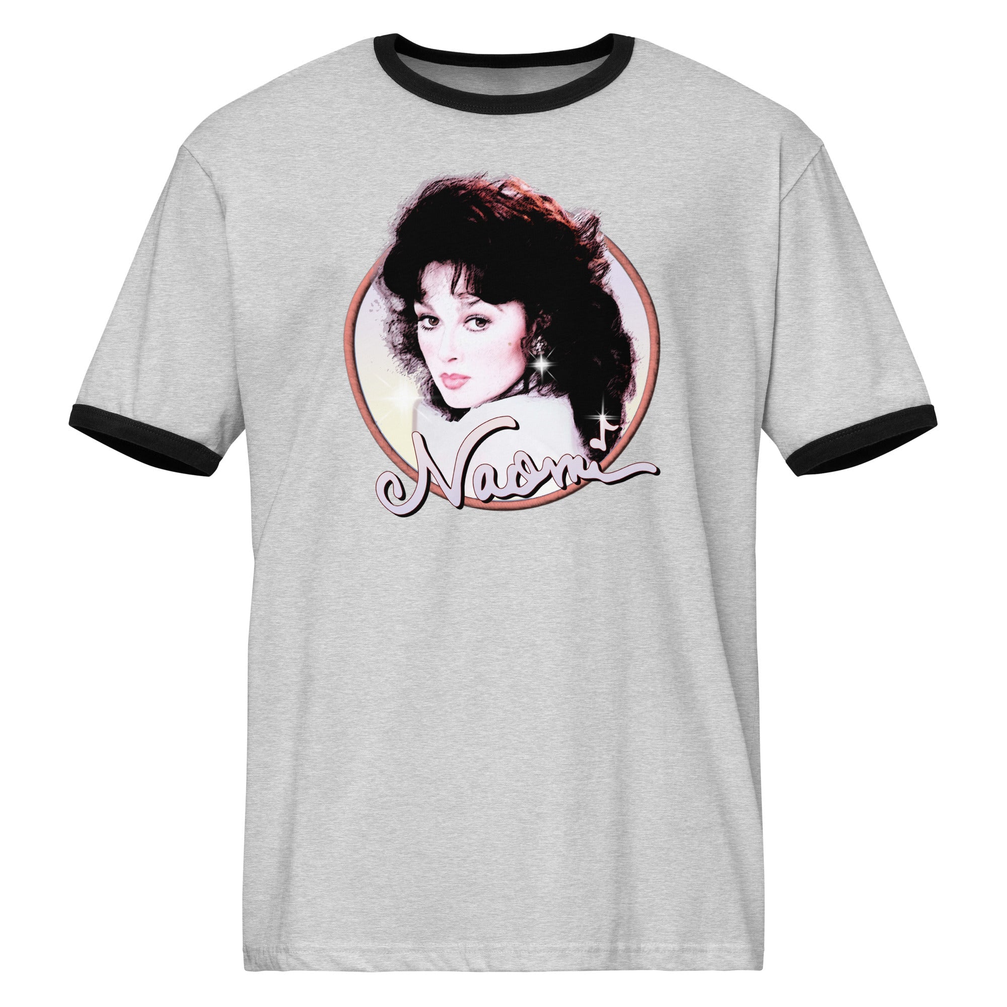 Naomi Judd Legacy Naomi Retro Glow Unisex Ringer T-shirt — side view
