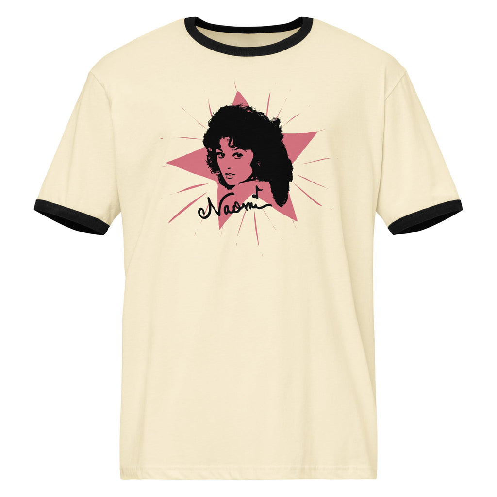 Naomi Judd Legacy Naomi Retro Star Unisex Ringer T-shirt — main product shot