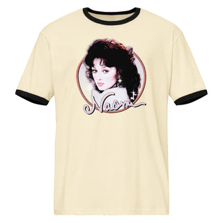 Naomi Retro Glow Unisex Ringer T-shirt