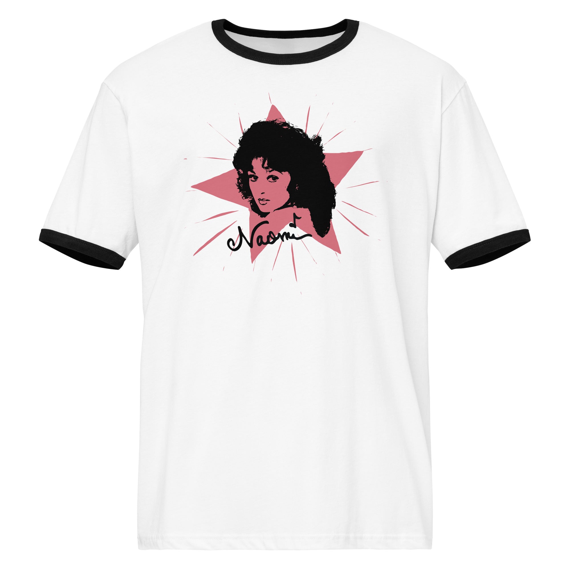 Naomi Judd Legacy Naomi Judd Legacy Naomi Retro Star Unisex Ringer T-shirt — side view