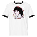 Naomi Judd Legacy Naomi Retro Glow Unisex Ringer T-shirt — detail close-up