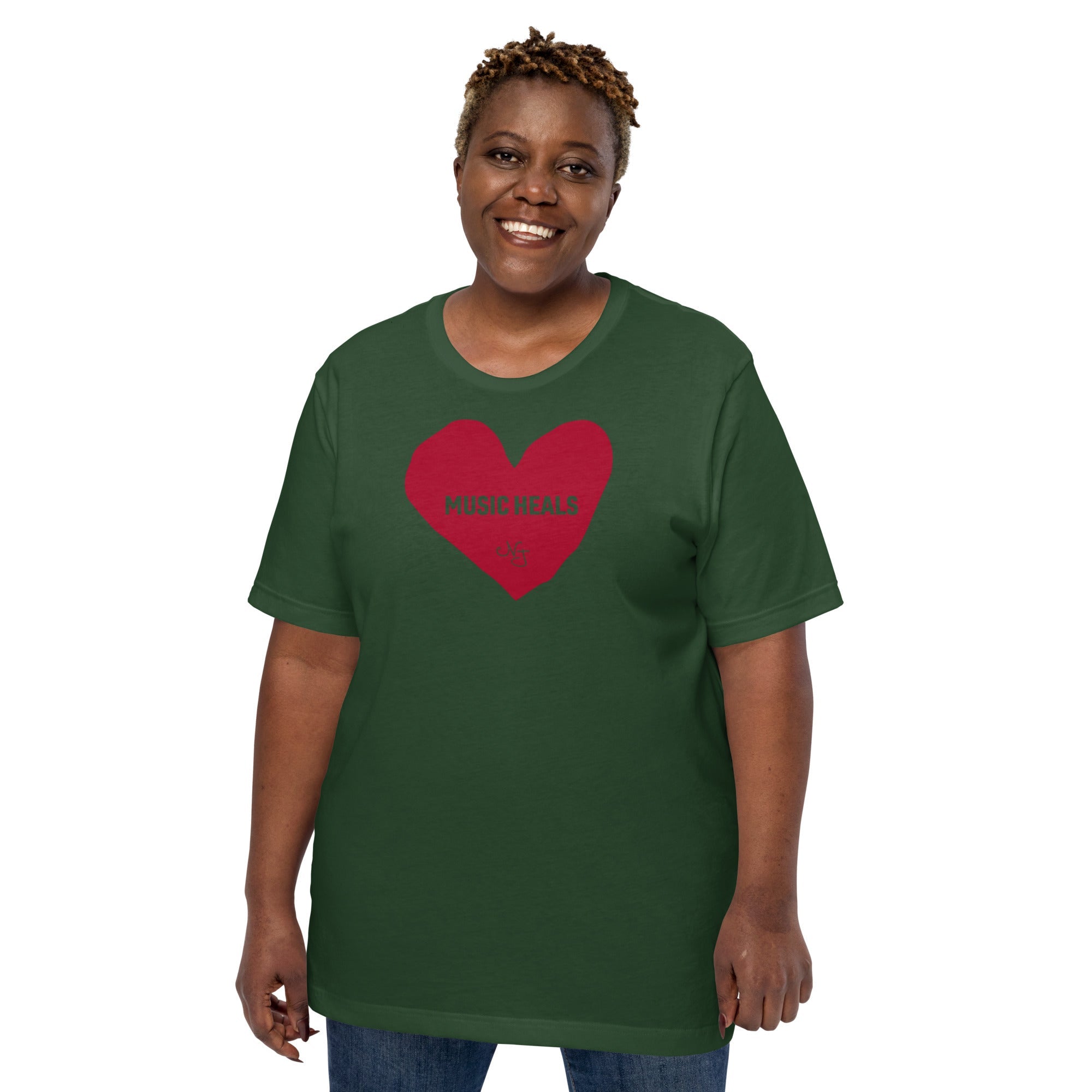 Naomi Judd Legacy Music Heals Unisex T-Shirt — side view