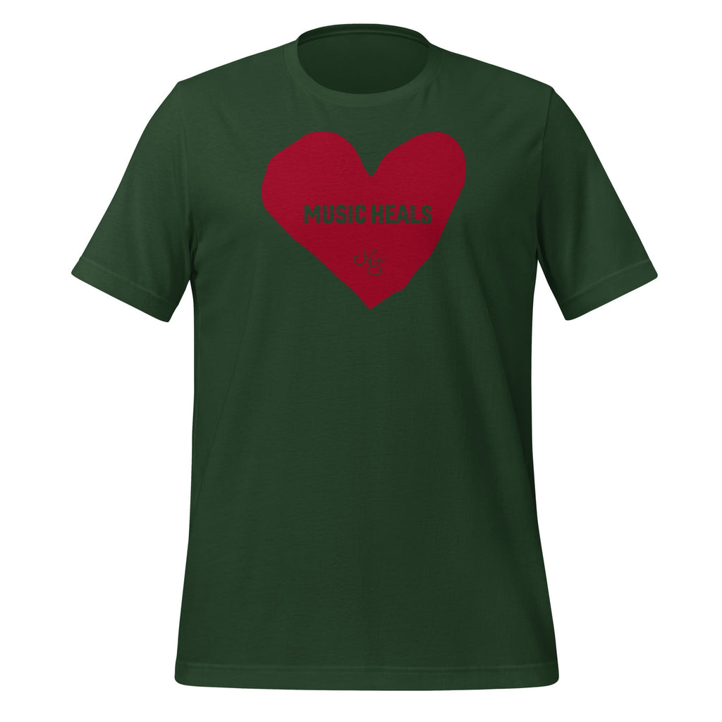 Naomi Judd Legacy Music Heals Unisex T-Shirt — detail close-up