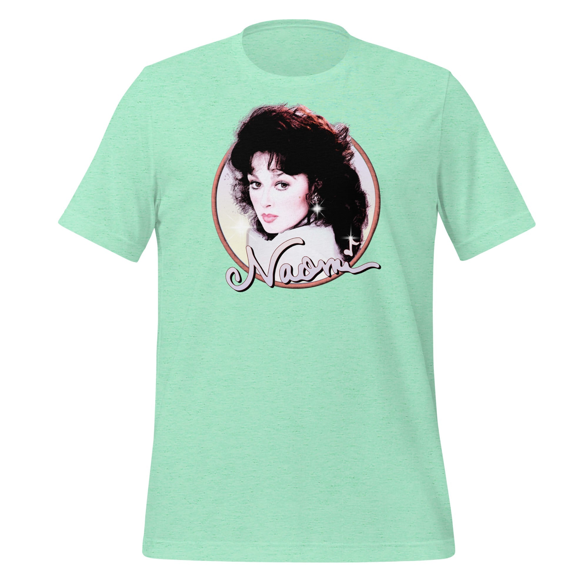 Naomi Judd Legacy Naomi Retro Glow T-Shirt — detail close-up
