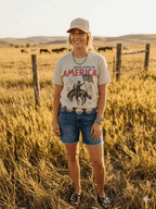 Wild Junkie United States of America Cowboy Graphic Tee — graphic tees category context